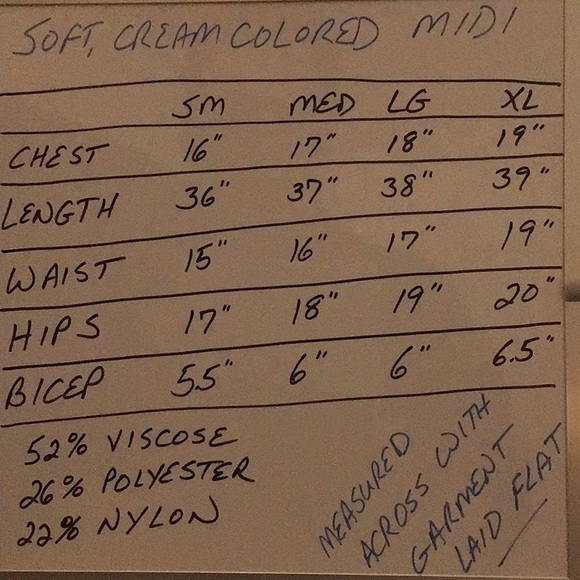 LAST ONE SALE FREE SHIPPING SOFT CREAM COLOR MIDI SWEATER DRESS - Picture 5 of 5